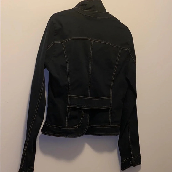 Seduction dark  Wash Denim Stretch jean Jacket - Picture 2 of 12